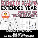 Science of Reading Phonics Fluency- Comprehension: Older S