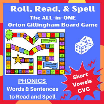 Preview of Science of Reading Phonics Game: CVC Words & Sentences to Read