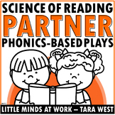 Science of Reading SOR Decodable Partner Plays: CVC Words