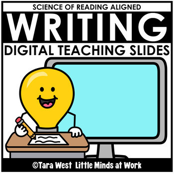 Preview of Science of Reading + Science of Writing DIGITAL Writing Teaching Slides BUNDLE