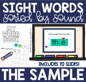 Preview of Science of Reading Sight Words - SAMPLE (Science of Reading)