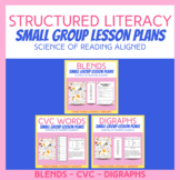 Science of Reading Small Group Lesson Plans - The Bundle
