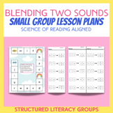 Science of Reading Small Group Lesson Plans - Two Sounds /