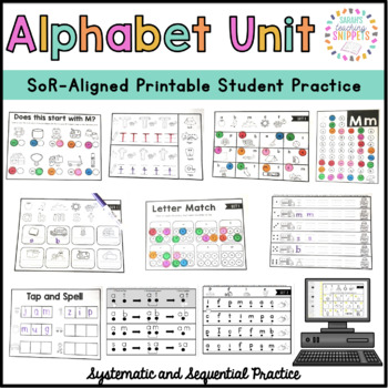 Preview of SoR Alphabet Student Workbook