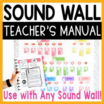 Science of Reading Sound Wall Teacher's Manual, Speech Sound ...