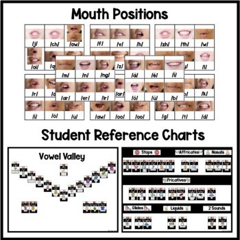 Sound Wall: Vowel Valley Display Cards (professor feito)