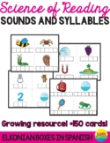Science of Reading: Spanish Sound and Syllable Boxes - Elk