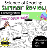 Science of Reading Summer Review Packet for Kindergarten &