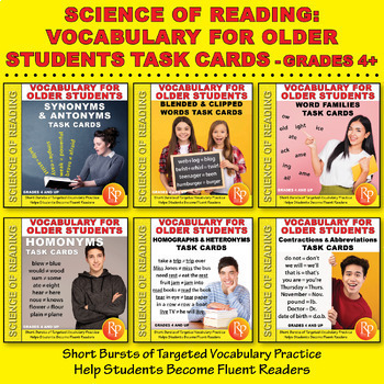 Preview of Science of Reading:  Vocabulary - Contractions - Abbreviations - Homonyms