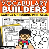 Science of Reading Vocabulary Graphic Organizers and Activities 