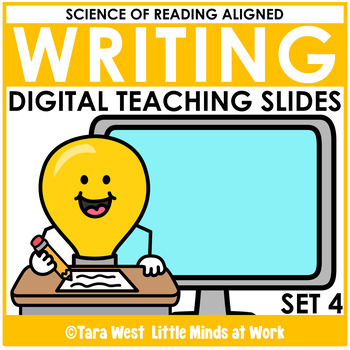 Preview of Science of Reading + Writing DIGITAL Writing Teaching Slides: SET 4 Narrative