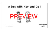 Science of Reading ay/ai vowel team decodable book A Day w