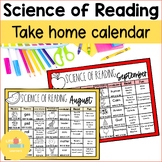 Empower Readers: Science of Reading Take-Home Calendar for