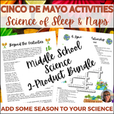 Science of Sleep and Naps/Cinco de Mayo Bundle Sub Plans I