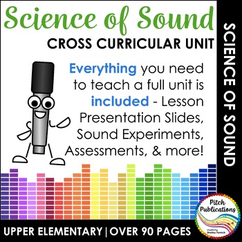 Preview of Science of Sound Unit: Music & Science Lesson, Experiments {Upper Elementary}