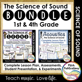 Preview of Science of Sound: BUNDLE for 1st grade unit and 4th grade unit