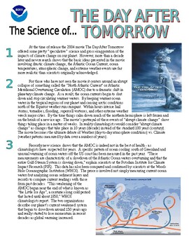 Science of...THE DAY AFTER TOMORROW (movie & science comparison article)