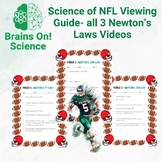 Science of the NFL Viewing Guide- Newton's 3 Laws Middle School