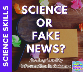 Preview of Science or Fake News? Google Slides Data Literacy Lesson