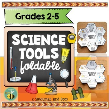 Preview of Science tools-Interactive Science Notebook foldables