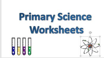 Preview of Primary Science Worksheets Bundle,  Great Discount, 20 Worksheets