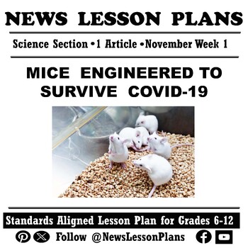 Preview of Science_Mice engineered to survive COVID-19_Current Events Reading_2023