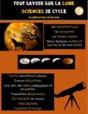 Sciences: LA LUNE - composition, cycle, éclipses