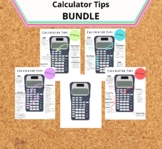 Scientific Calculator Cheat Sheets Bundle, Scientific Calc
