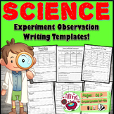 Scientific Discovery: Experiment & Observation Templates!