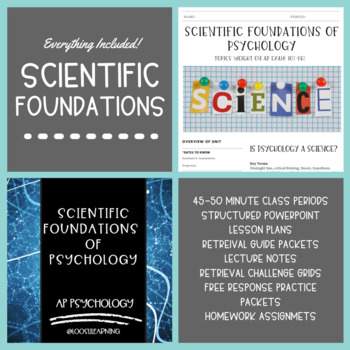 Preview of Scientific Foundations Unit PowerPoint Bundle (45-50 Minute Class Periods)