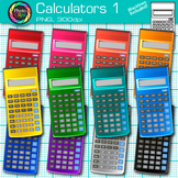 Scientific Graphing Calculator Clipart: 13 Algebra & Scien