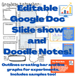 Scientific Graphing EDITABLE Google Slide Show with Keys a