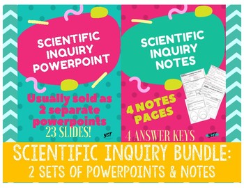 Preview of Scientific Inquiry Guided Notes & Presentation Bundle