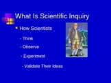 Scientific Inquiry PowerPoint (Method Observation Inference)