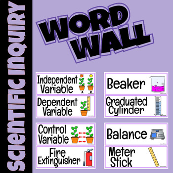 Preview of Scientific Inquiry Word Wall