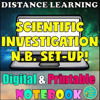 Preview of Scientific Investigation Digital Notebook Handouts | Scientific Method Unit