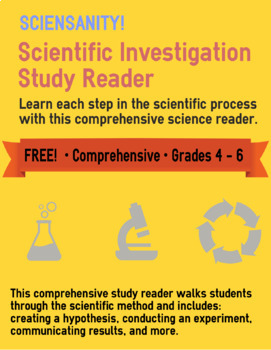 Preview of Scientific Investigation Study Reader (Scientific Process, Scientific Method)