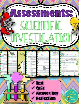 Preview of Scientific Method Unit Quiz Test Assessment