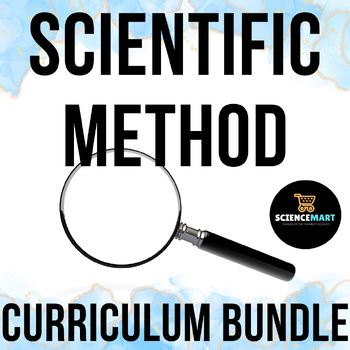 Preview of Scientific Method Digital Curriculum Bundle - Middle School Science Notebook