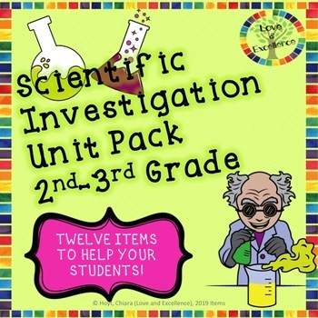 Preview of Scientific Method Unit Activities, Worksheets, Experiments for 2nd & 3rd Grade