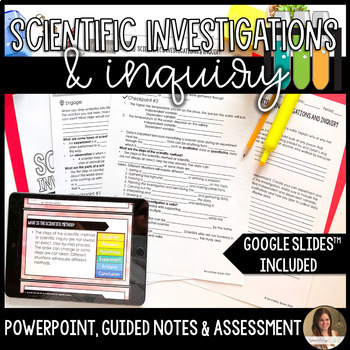 Preview of Nature of Science Lesson Guided Notes and Assessment