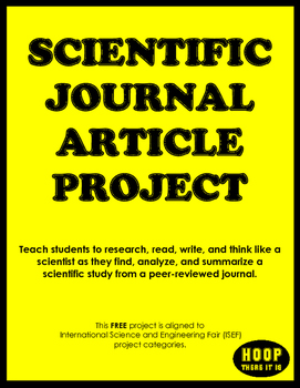 Preview of Scientific Journal Article Project