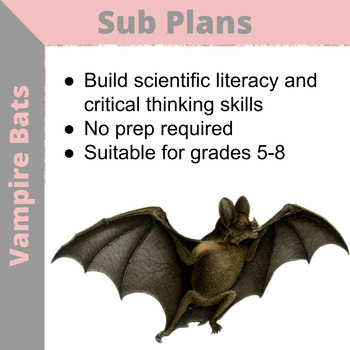 Preview of Informational text Sci Literacy  - Vampire Bats
