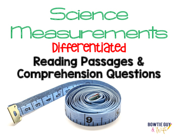 Preview of Scientific Measurements Differentiated Nonfiction Reading Passages
