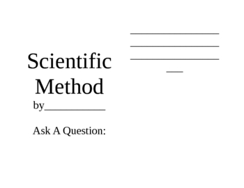Preview of Scientific Method
