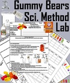 Scientific Method Activity Worksheets (Gummy Bears Science