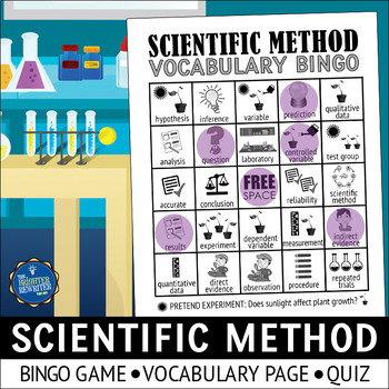Preview of Scientific Method Bingo Game