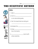 Scientific Method - 6 Steps Worksheet