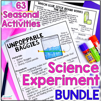 Preview of Easy Science Experiments BUNDLE - 3rd 4th 5th Grade Scientific Method Activities