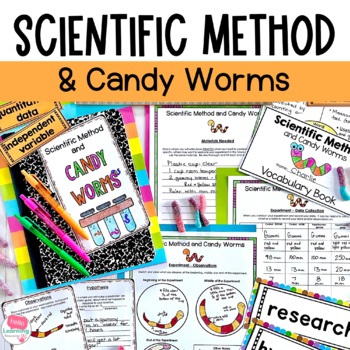 Preview of Scientific Method Activity - Easy Gummy Worm Science Experiment Lab